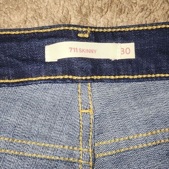 Women's Levi's 711 Skinny Jeans Size 30x 28 (10S) - Picture 10 of 11